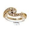 Anel  Ouro 19,2K e DIAMANTES