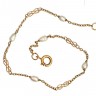 Pulseira em Ouro de 19,2k e PÉROLAS