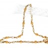 Pulseira em Ouro de 19,2K e Pérolas