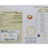SAFIRA AMARELA ALARANJADO, 1.22 CT 