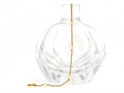 Pulseira em Ouro de 19,2K e PÉROLAS FINAS