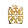 Pingente em Prata 925 Banhado a OURO de 24K