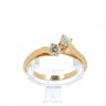 Anel em OURO de 19,2K e DIAMANTES