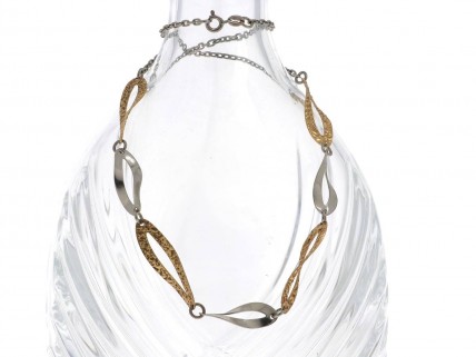 Gargantilha em Prata 925 c Banho de Ouro