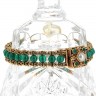 Bracelete ANTIGA em Ouro de 19,2K PÉROLA FINA, DIAMANTES 