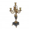 Conjunto de Castiçais MUITO ANTIGOS em Bronze e Mármore