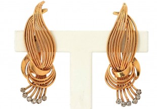 Brincos ANTIGOS em OURO 19,2K e DIAMANTES