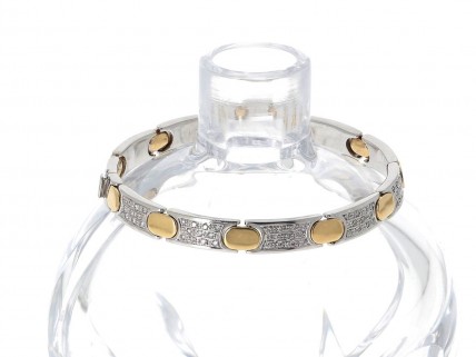 Bracelete em ouro de 19,2K e DIAMANTES