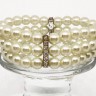 Conjunto:Fio, Pulseira e Par de Brincos