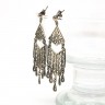 Par de Brincos em Prata 925 estilo Art Deco
