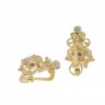 Brincos ANTIGOS em Ouro de 19,2K Prata 833 e DIAMANTES