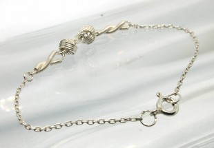 Pulseira em Prata com filigrana