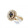 Chuveiro em Ouro de 19,2K  DIAMANTES e SAFIRA