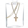 FIO DE OURO E CRUCIFIXO 