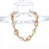 Pulseira em Ouro de 19,2K e PÉROLAS FINAS