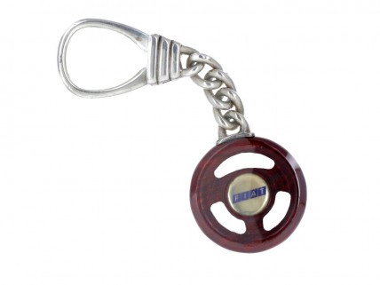 Porta Chaves em PRATA Logotipo Fiat