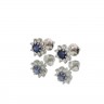 Chuveiro em Ouro de 18K DIAMANTES e SAFIRAS