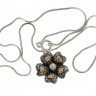 Colar em Prata 925 e Pingente Prata/Ouro