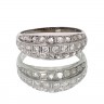 Anel em OURO de 18K e DIAMANTES
