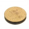 6400 Reis em Ouro 917 do Brasil de 1795 D. Maria