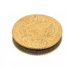 6400 Reis em Ouro 917 do Brasil de 1795 D. Maria