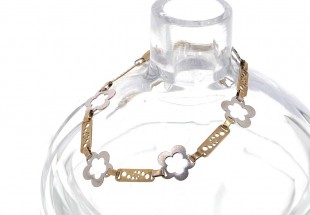 Pulseira em Prata 925 e Ouro 9K