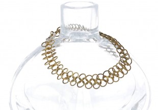Pulseira em PRATA 935 dourada