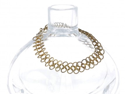 Pulseira em PRATA 935 dourada