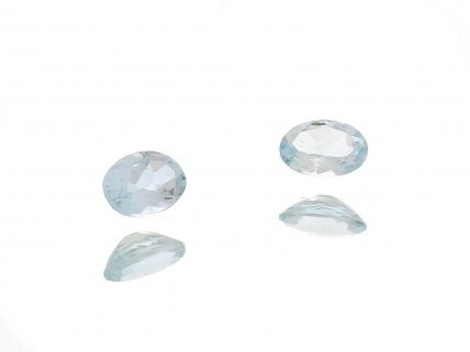 2 Águas Marinhas Naturais Azuis 1.28ct