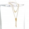 Fio com pendente em OURO de 19,2K