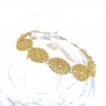 Pulseira em PRATA dourada 925 e FILIGRANA 