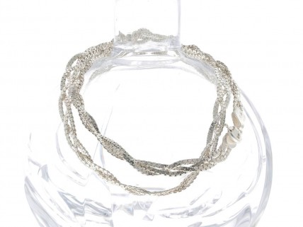 Pulseira de 2 voltas em PRATA 925