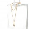 Fio com pendente em OURO de 9K