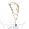 Fio com pendente em OURO de 9K