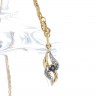 Fio com pendente em OURO de 9K