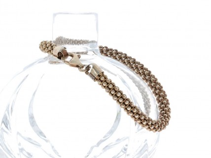 Pulseira em PRATA dourada 925