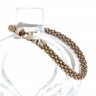 Pulseira em PRATA dourada 925