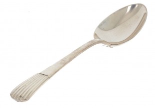 Colher de Sopa ANTIGA em PRATA 833 - TOPAZIO