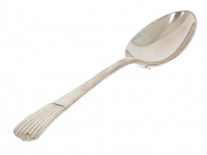 Colher de Sopa ANTIGA em PRATA 833 - TOPAZIO