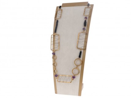 Colar em PRATA 925 com Pedras Finas