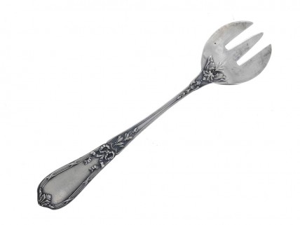 Garfo para ostras em metal