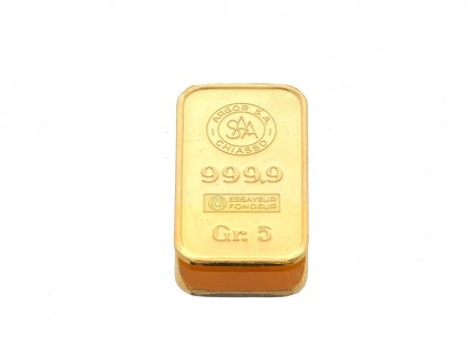 Lingote de 5g em Ouro de 24K (999.9)