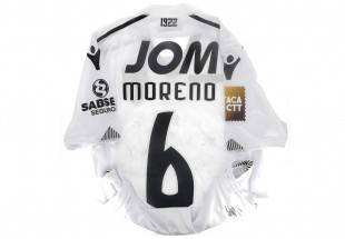 Camisola Oficial de Jogo do clube Vitória Sport Club de Guimarães Autografada - MORENO 6
