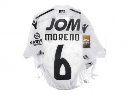 Camisola Oficial de Jogo do clube Vitória Sport Club de Guimarães Autografada - MORENO 6