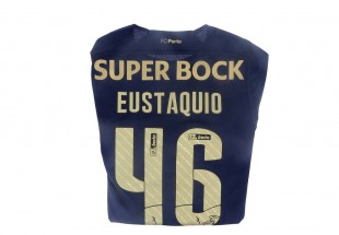 Camisola Oficial de Jogo do clube Futebol Clube do Porto Autografada - EUSTÁQUIO 46