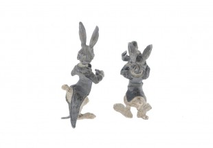 Conjunto de 2 estatuetas em PRATA 