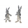 Conjunto de 2 estatuetas em PRATA 