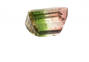 TURMALINA Natural Verde e Rosa em talhe Retangular 10,35 CTS