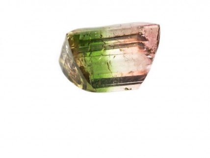 TURMALINA Natural Verde e Rosa em talhe Retangular 10,35 CTS