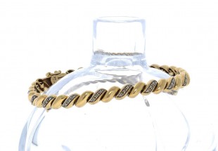 Pulseira em OURO 18k e 51 DIAMANTES